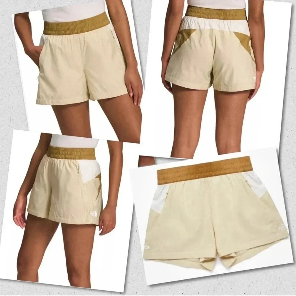 The North Face TNF X Shorts Windwall Size L Women's Mesh Lined Zip Pockets NWT